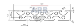 Profil 5 80x14 natur (Stange 3m) Profil 5 80x14 natur (Stange 3m)