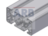 Profil 6 60x30 2N180° leicht natur (Stange 6m) Profil 6 60x30 2N180° leicht natur (Stange 6m)
