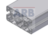 Profil 6 60x30 4N180° leicht  natur (Stange 6m) Profil 6 60x30 4N180° leicht  natur (Stange 6m)