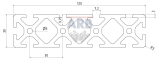 Profil 6 120x30 natur (Stange 6m) Profil 6 120x30 natur (Stange 6m)
