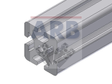 Profil 8 40x40 natur (Zuschnittware) Profil 8 40x40 natur (Zuschnittware)