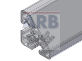 Profil 8 40x40-45° leicht natur (Stange 6m) Profil 8 40x40-45° leicht natur (Stange 6m)