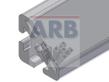 Profil 8 40x40-45° natur (Stange 6m) Profil 8 40x40-45° natur (Stange 6m)