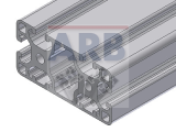 Profil 8 80x40 2N leicht natur (Stange 6m) Profil 8 80x40 2N leicht natur (Stange 6m)