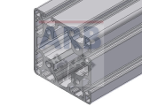 Profil 8 80x80 4N90 leicht natur (Zuschnittware) Profil 8 80x80 4N90 leicht natur (Zuschnittware)