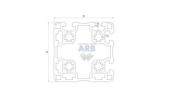 Strebenprofil 90x90 4NVS Strebenprofil 90x90 4NVS