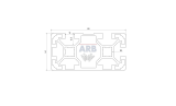 Strebenprofil 40x80L 3NVS Strebenprofil 40x80L 3NVS
