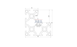 Strebenprofil 30x60x60 Strebenprofil 30x60x60