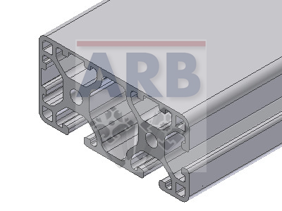 Profil 6 60x30 3N90° leicht natur (Stange 6m)