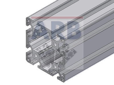 Profil 6 60x60 leicht natur (Stange 6m)