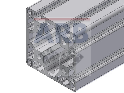 Profil 8 80x80 4N90 leicht natur (Stange 6m)