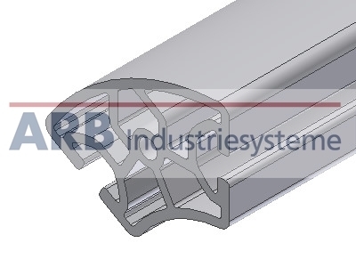 Profil 8 R40/80-45°  natur (Zuschnittware)