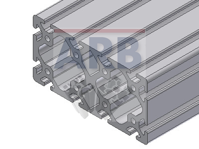 Profil 8 120x80 natur (Stange 6m)