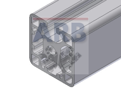 Profil 8 40x40 3N leicht natur (Stange 6m)