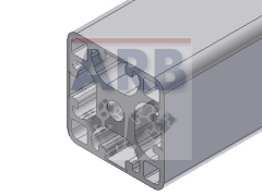 Profil 8 40x40 4N leicht natur (Stange 6m)