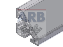 Profil 8 40x40-45° leicht natur (Stange 6m)