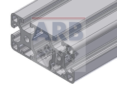 Profil 8 80x40 2N leicht natur (Stange 6m)