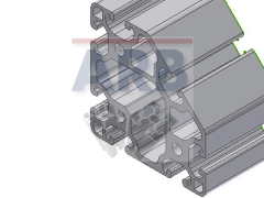 Profil 8 80x80-45° leicht natur (Stange 6m)