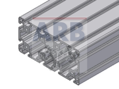 Profil 8 160x80 leicht natur (Stange 6m)